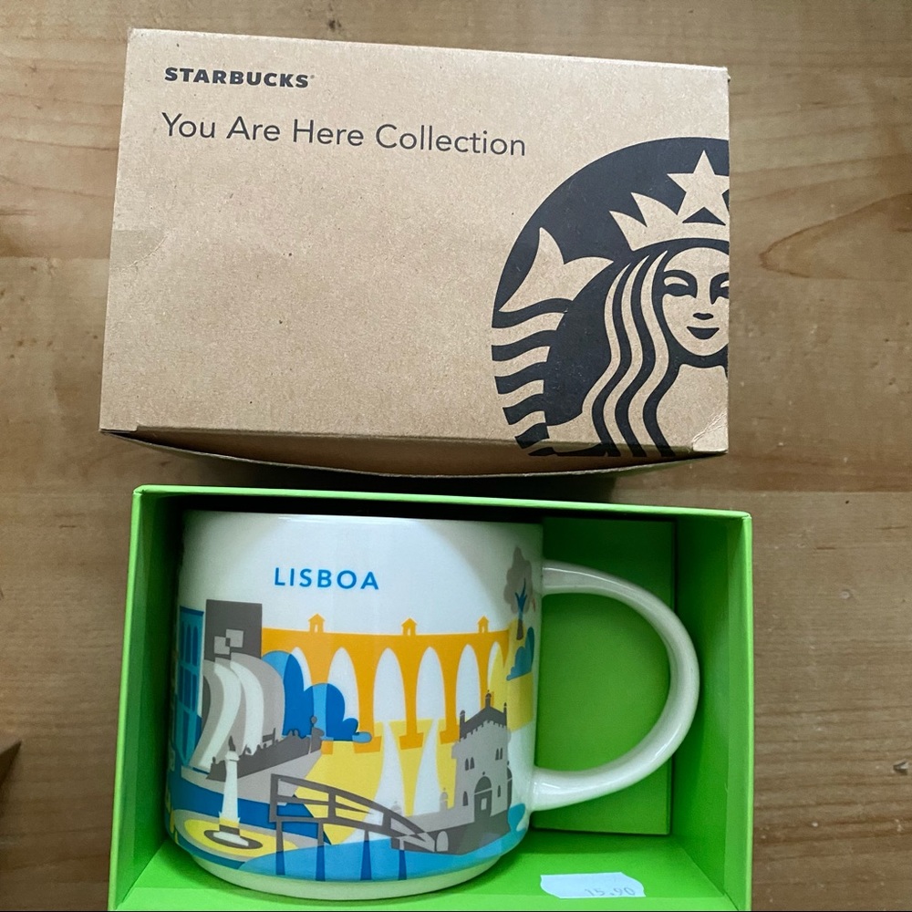 NWT Starbucks Lisboa YAH Collection Mug 14 oz